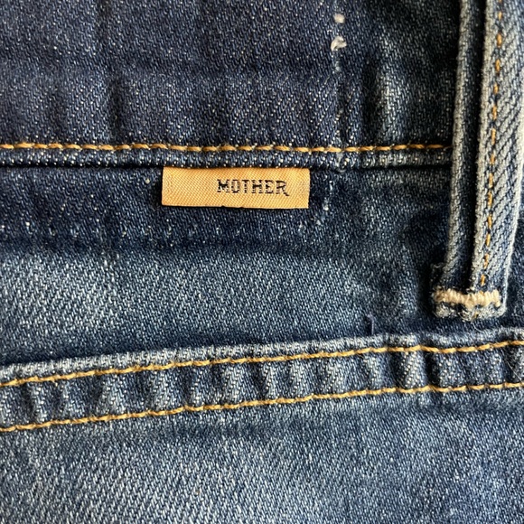 NWT Mother Superior Flare Jeans The Weekender It’s A Small World Size 32 - Picture 11 of 16